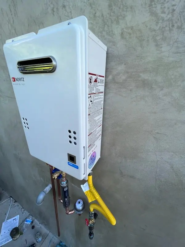 Tankless water heater installation for Grove homes